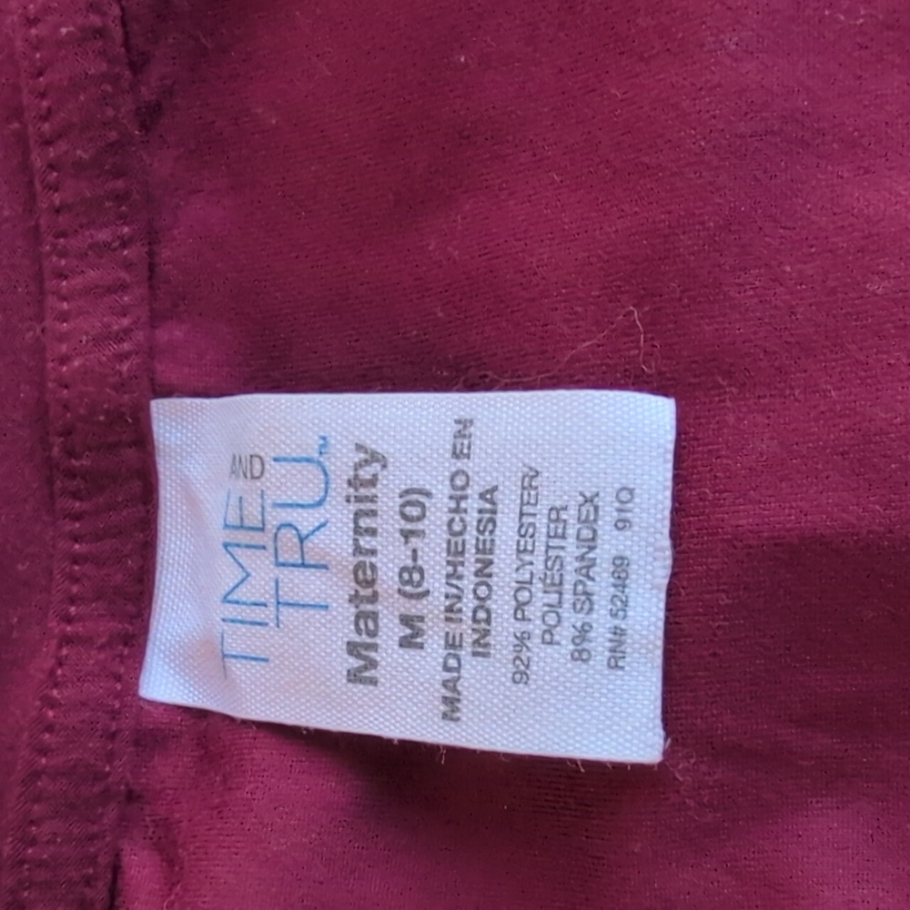 Time And Tru Maternity Base Layer Basic Tee Set O… - image 8
